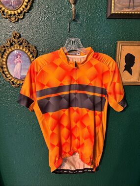 Weimostar Orange Cycling Jersey Orange Sz Medium